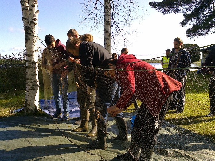 Karelia AMK:n oppilaita verkkojen parissa
