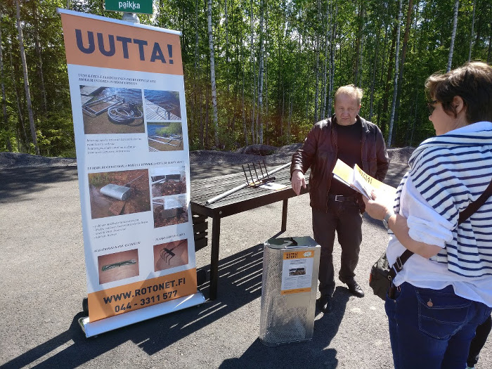 Omien rantojen kunnostamiseen soveltuvia laitteita